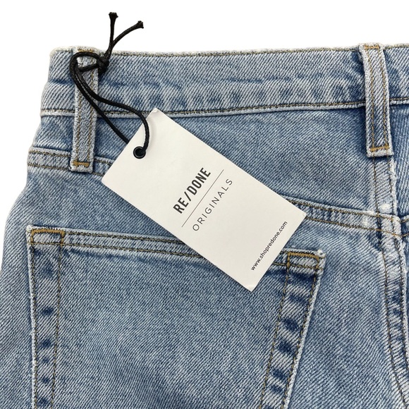 Re/Done 90’s High Rise Ankle Crop Jeans Size 26 NWT - Picture 4 of 7